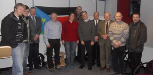 Some of those who joined in the Day of Prayer for Sudan at the offices of CMS Ireland.